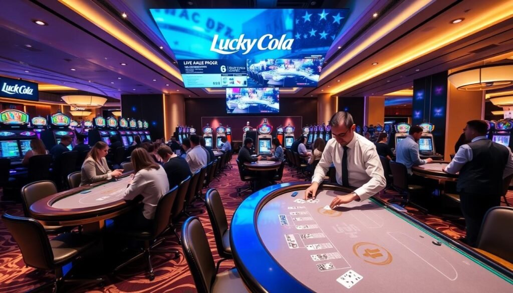 Lucky Cola live dealer games