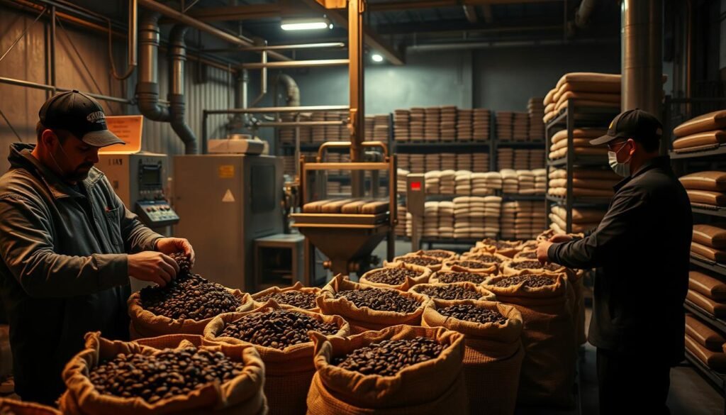 Coffee Beans Packaging Process Coffee Beans Packaging Process