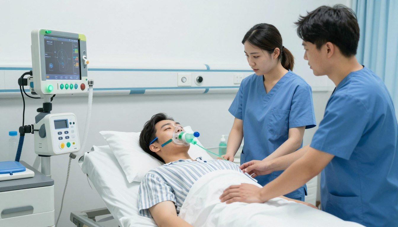 睡眠呼吸機 在術後康復中的呼吸機 氣道支持作用